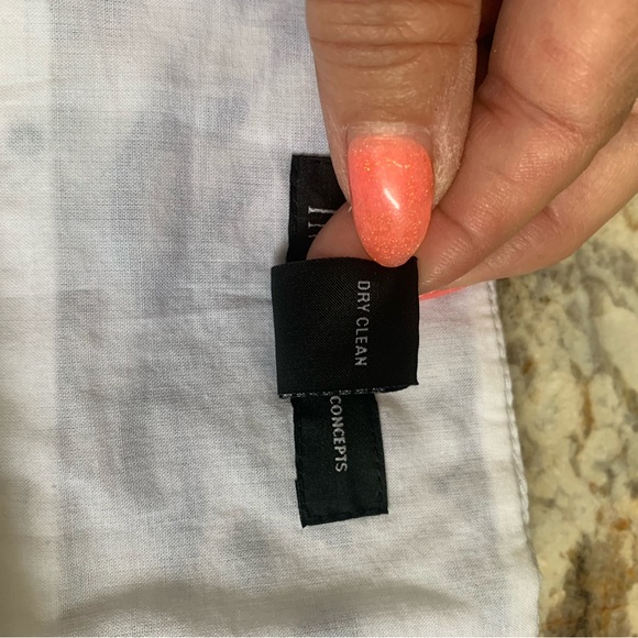 Embroidered wood beads top w thin straps zipper side SZ 14 - Picture 13 of 13